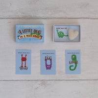 A Blue Little Hug In A Matchbox