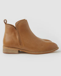 Douglas Leather Boot / Tan