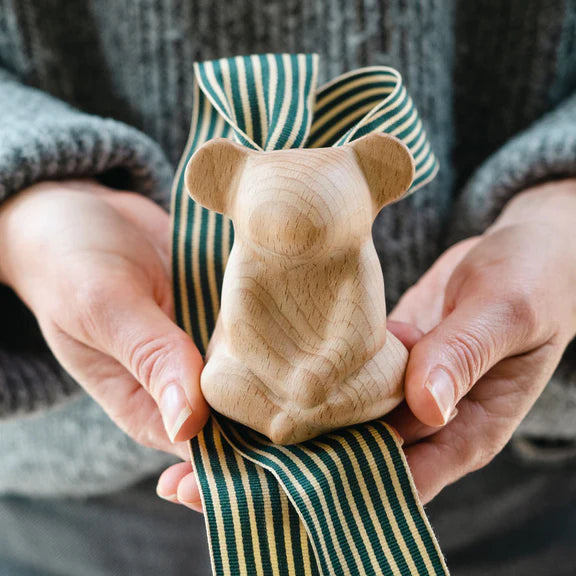 Beech Wood Koala with Ribbon