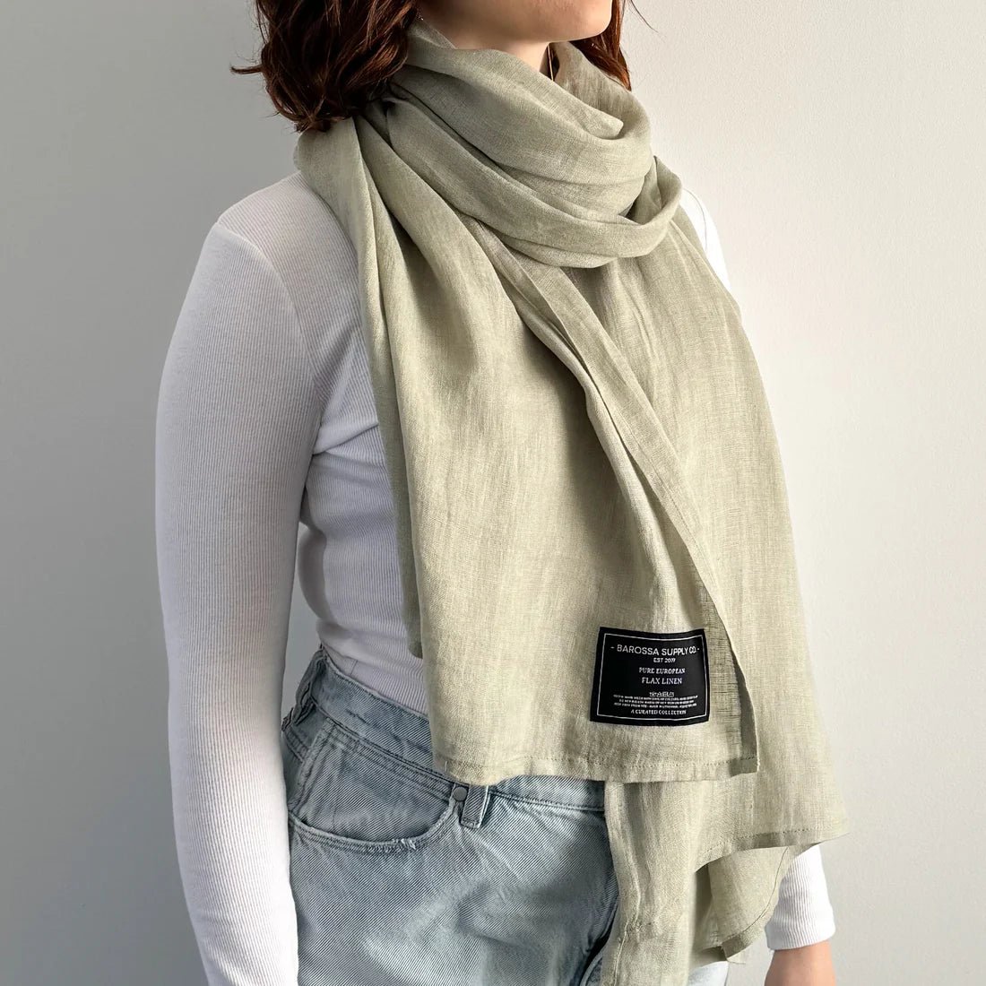 Linen Scarf / Pistachio