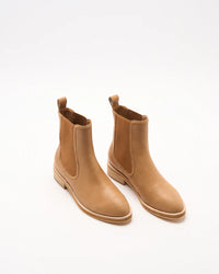 Cora Leather Boot / Tan