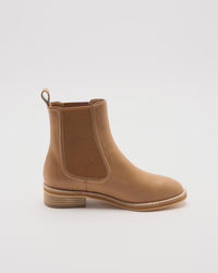 Cora Leather Boot / Tan