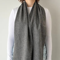 Lambswool Scarf / Winter Grey