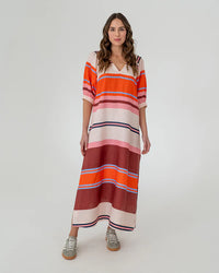 Geneva Dress / Wide Stripe