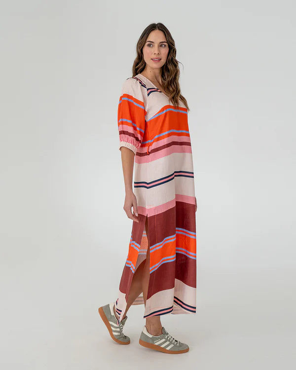 Geneva Dress / Wide Stripe