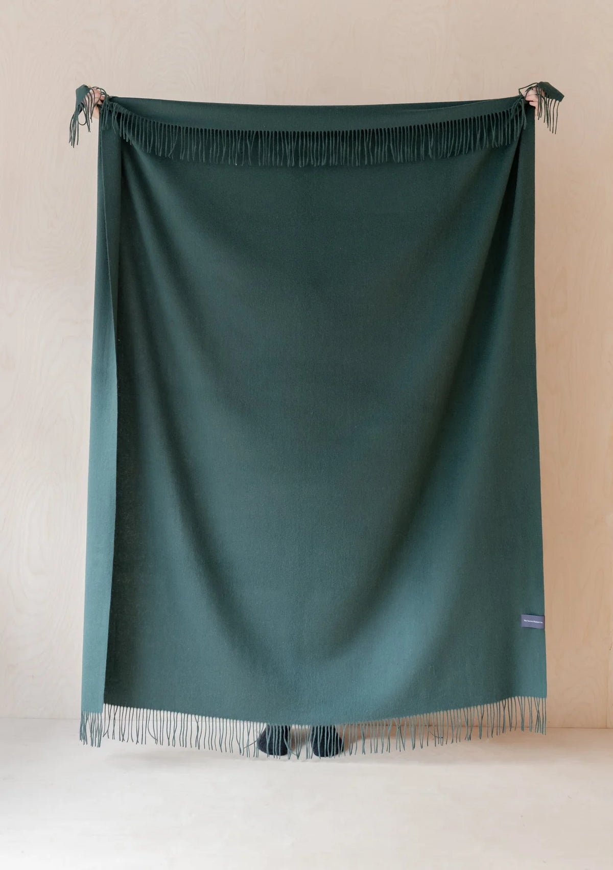 Lambswool Blanket in Forest