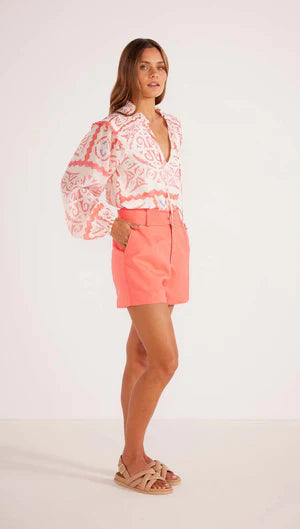 Lila Belted Short