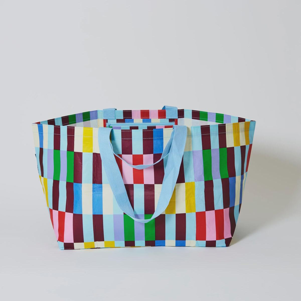 Oversized Tote- Multi Stripe