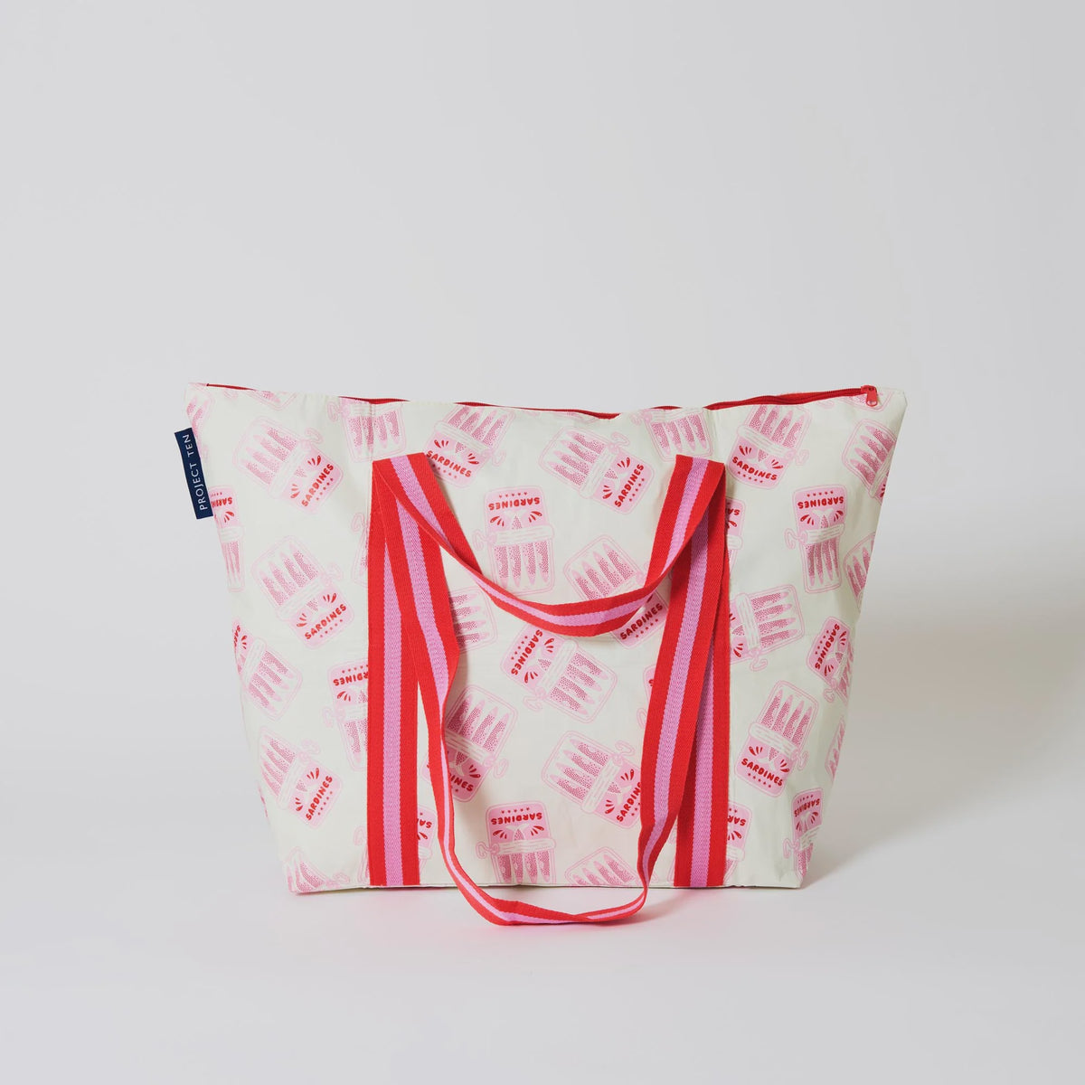 Zip Medium Tote- Sardine