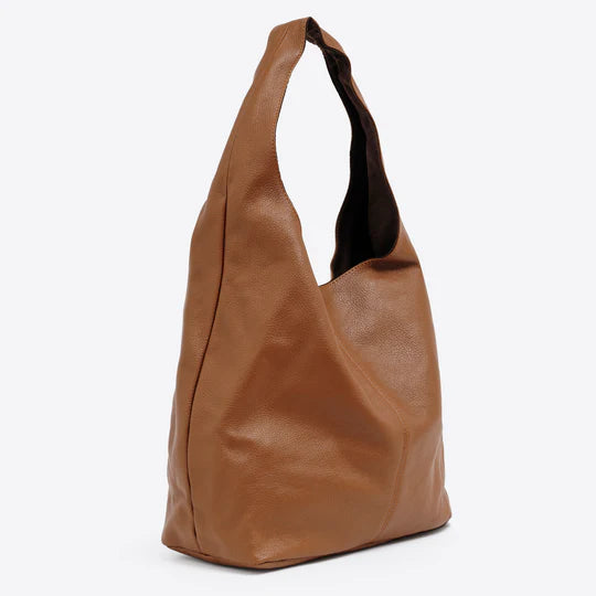 Scarlett Chestnut Leather Hobo