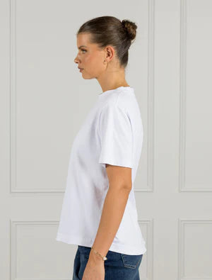 Monica Tee - White Free Size