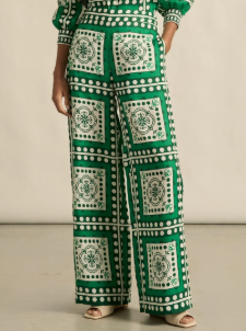 Gesture Pant - Parrot Scarf