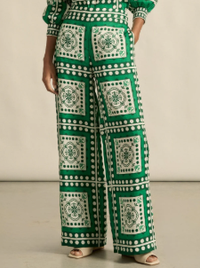 Gesture Pant - Parrot Scarf