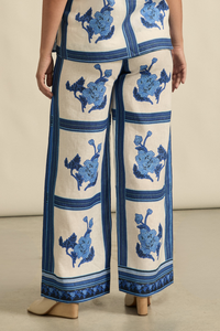 Gesture Pant Azure Collage