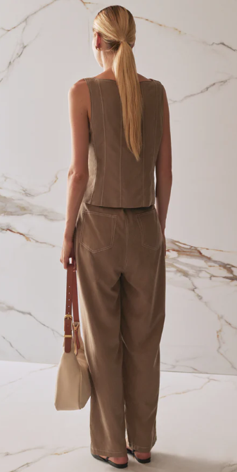 The Klara Vest - Laurel Oak