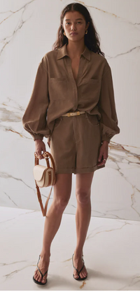 The Trista Shorts - Laurel Oak