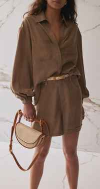 The Trista Shorts - Laurel Oak