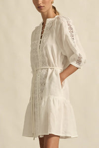 Unfurl Dress - Porcelain