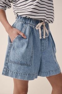 Relaxed Everyday Short - Vinatge Blue