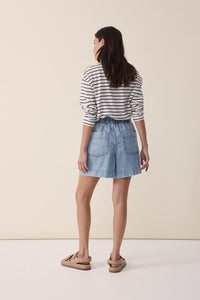 Relaxed Everyday Short - Vinatge Blue