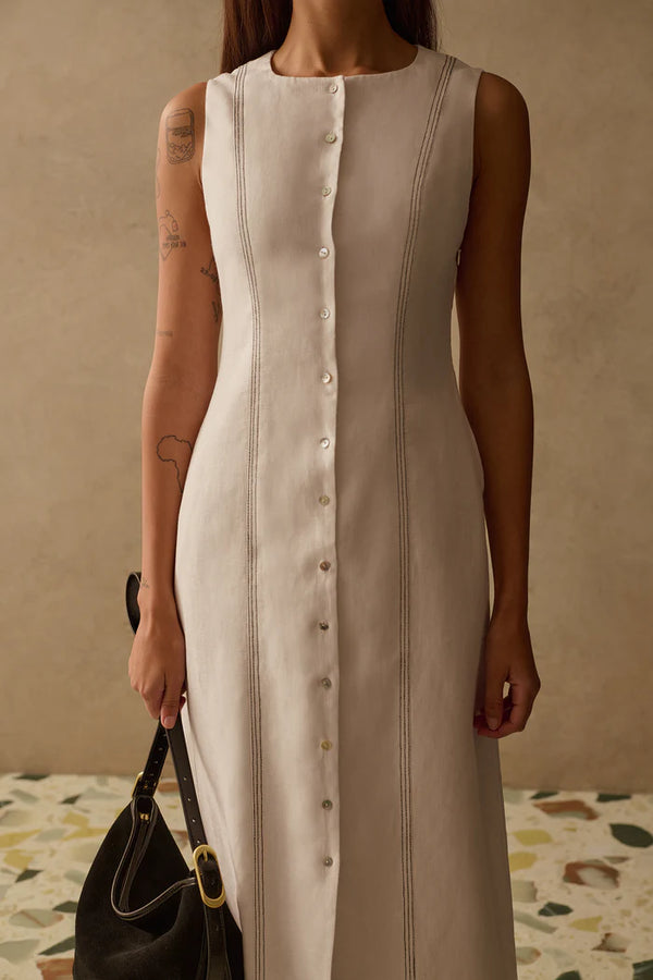 The Kaila Dress- Ivory