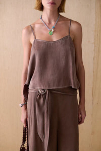 The Rylen Top - Truffle