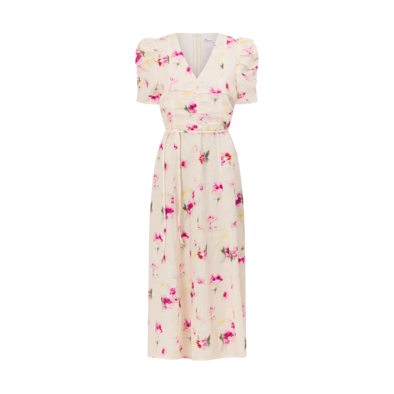 Glimmer Dress-Watercolour Bloom