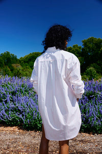 Buddy Shirt- Baby Rose Stripe