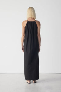 Sidonie Dress / Black Poplin