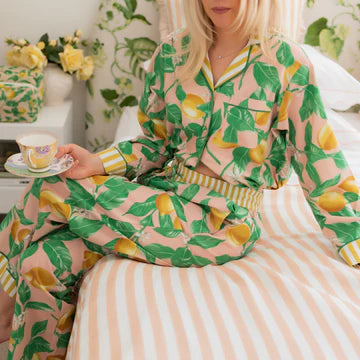 Lemon Long Sleeve Pyjama Set