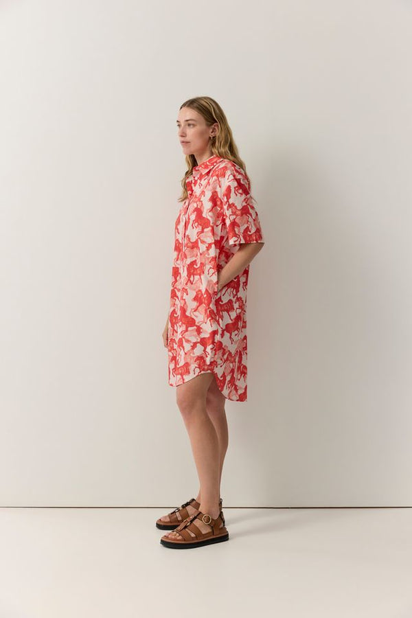 Horse Print Shift Dress