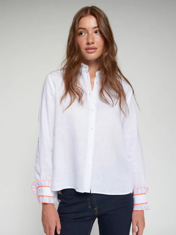 Sophie White Linen Shirt