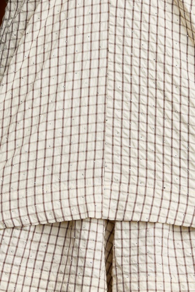 Laney Short - Rhinestone Gingham