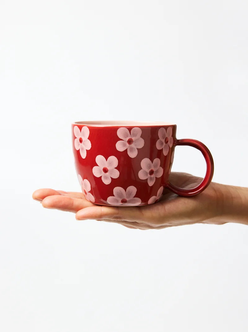 Chino Mug Daisy Wine