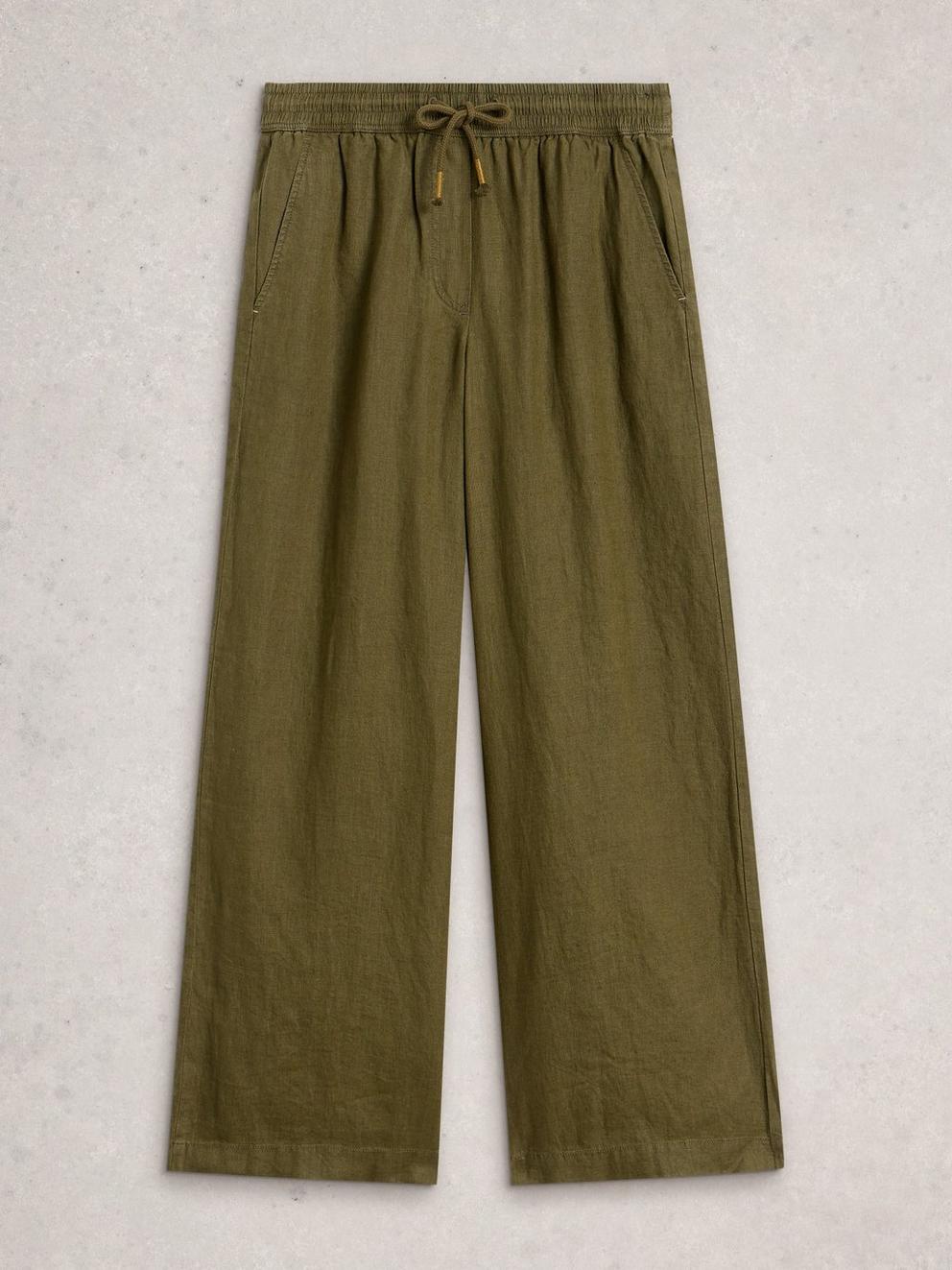 Ally Linen Wide Leg Trouser