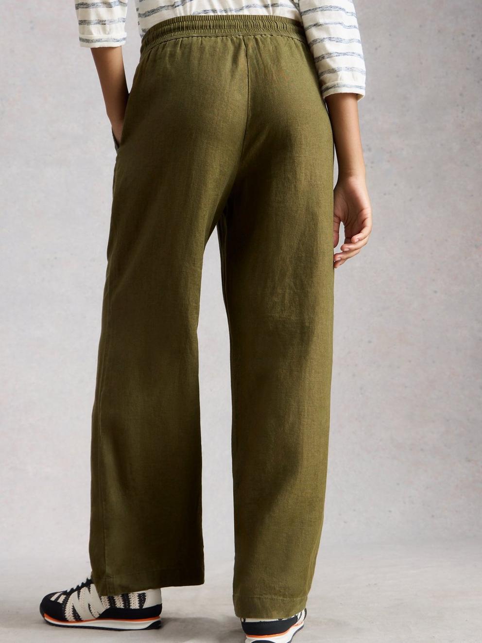 Ally Linen Wide Leg Trouser