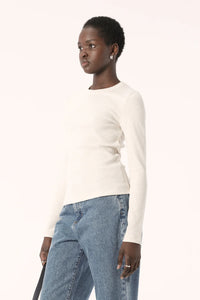 Nola L/S Tee / White Marle