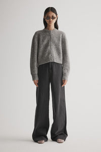 Abigail Knit Cardigan / Grey Marle