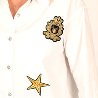 Julia Long Sleeve Embroidered Blouse