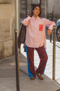 AJJA Shirt Red Stripe