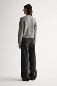 Abigail Knit Cardigan / Grey Marle