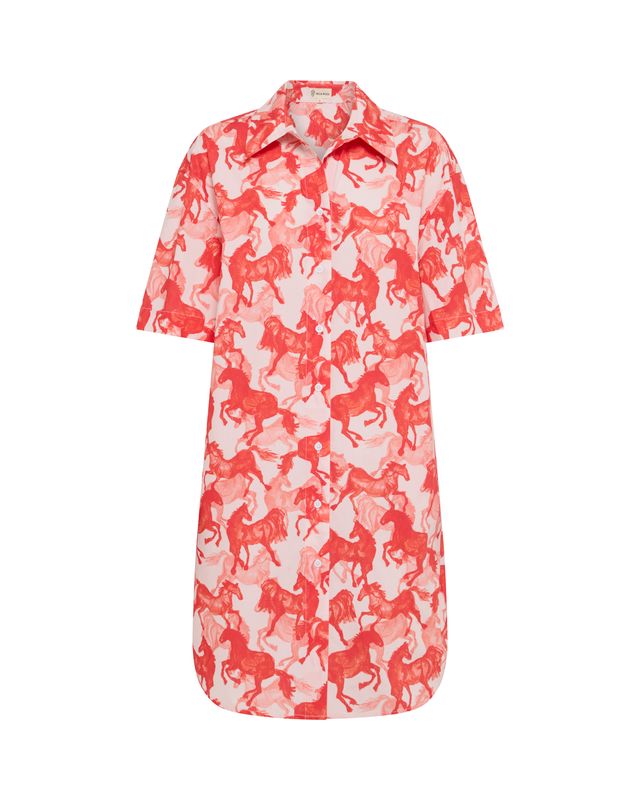 Horse Print Shift Dress