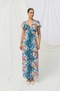 Ruby Maxi Dress- Midnight Petal
