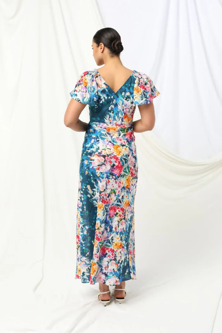 Ruby Maxi Dress- Midnight Petal