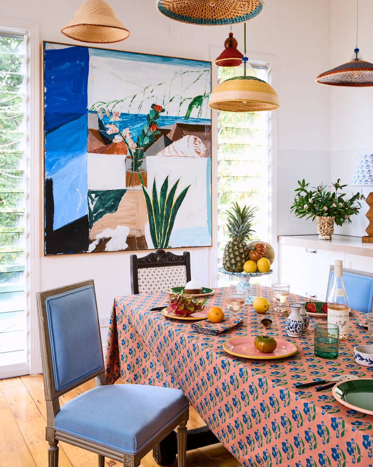 Kip&Co x Anna Spiro Indian Summer Rose Tablecloths