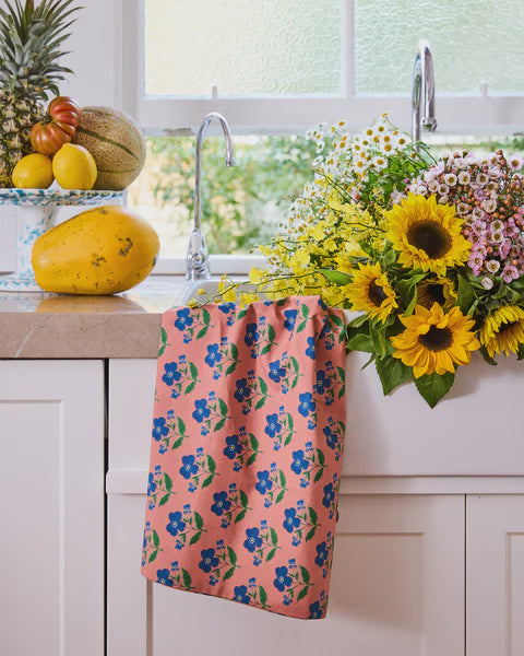 Kip&Co x Anna Spiro Indian Summer Rose Tea Towel