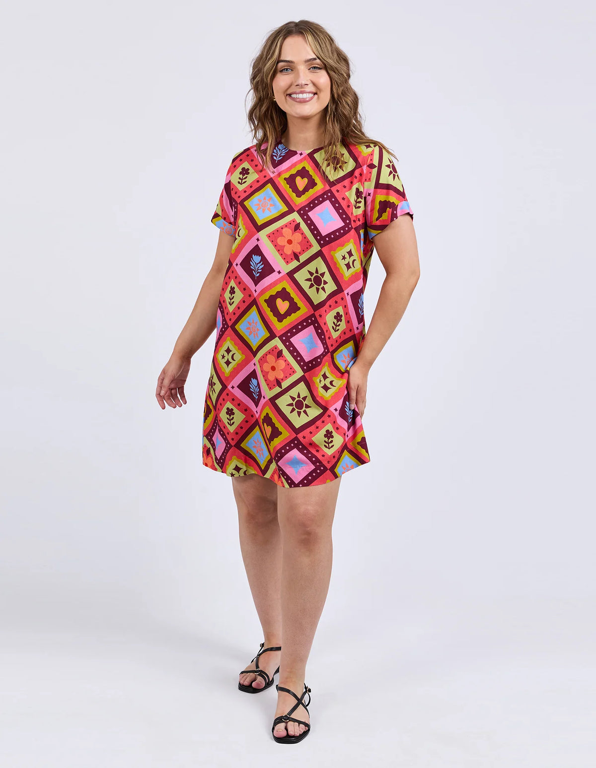 Rhode Dress- Rhode Geo Print