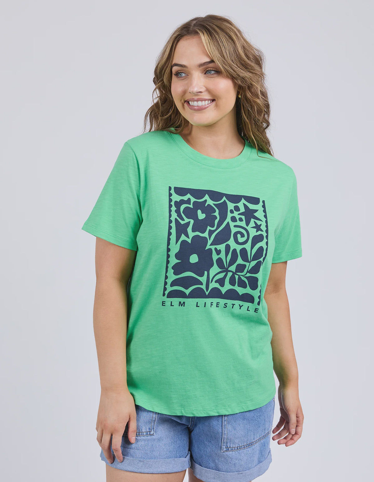 Winona Tee- Spring Green