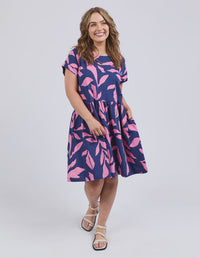 Mimosa Dress- Blue Depth Print