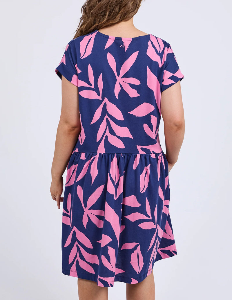 Mimosa Dress- Blue Depth Print